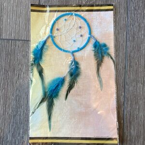 NEW! Lakota Sioux Hanging Dream Catcher Authentic St. Josephs Indian School Blue